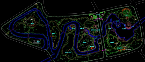 公园景观总平面图图片