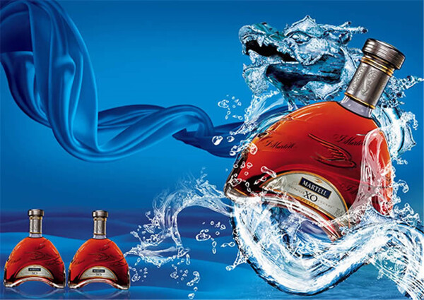 国外XO酒水宣传海报设计psd素材