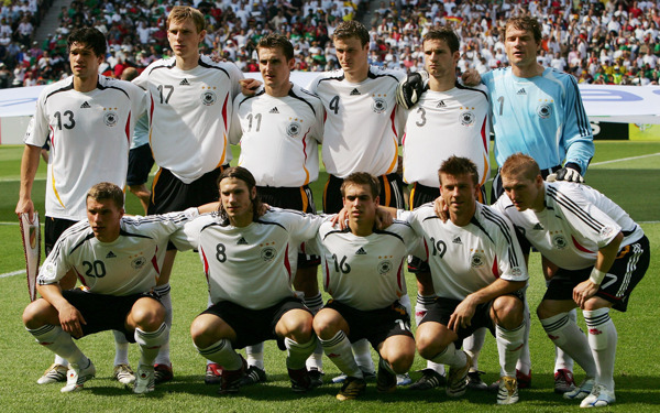 2006德国世界杯德国国家队图片