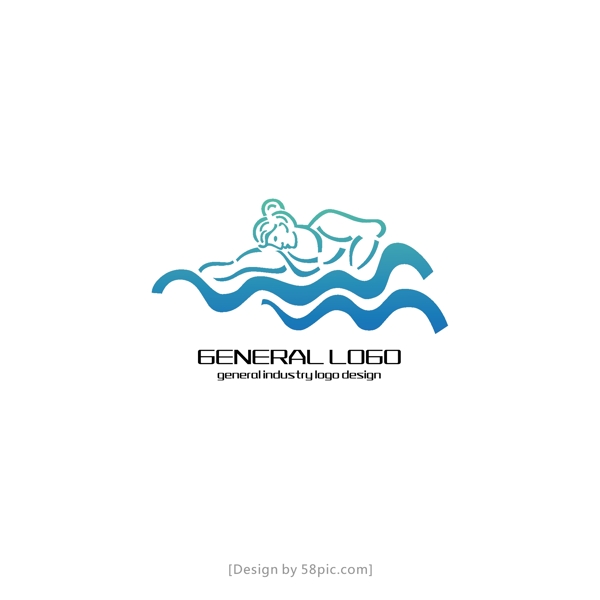 游泳管通用标志logo