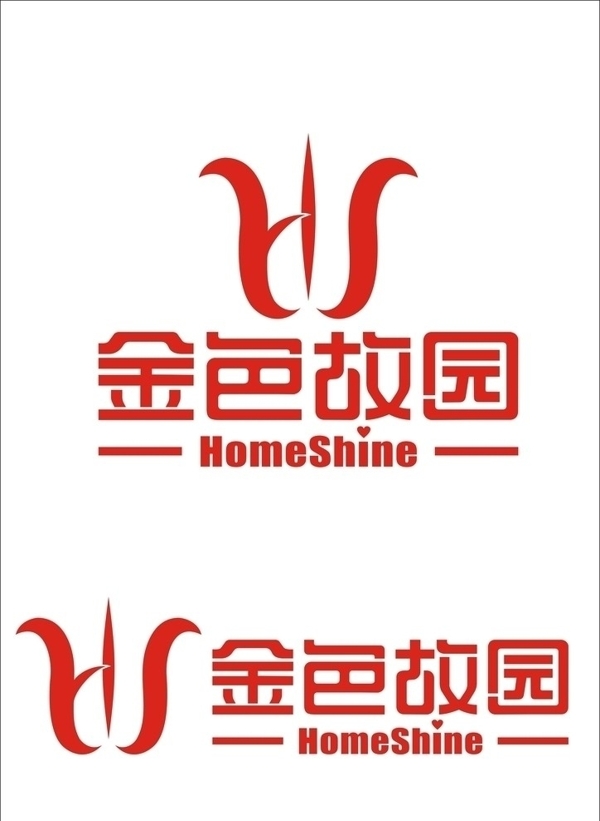 金色故园新的LOGO标准版图片