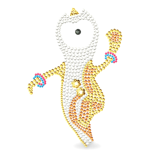 烫钻主题2012伦敦奥运会吉祥物图形免费素材