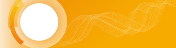 橙色科技banner背景
