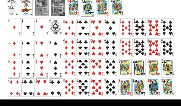 美国BEE牌精美扑克矢量图图片