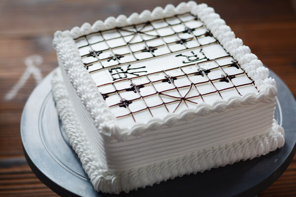 象棋图生日蛋糕