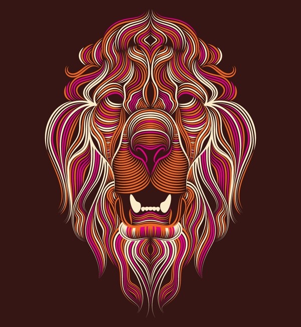 adobeAI最新版本启动界面狮子