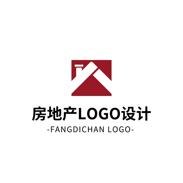 简约大气创意房地产logo标志设计