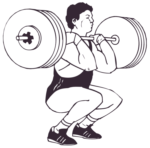 健身运动运动人物矢量素材EPS格式0285