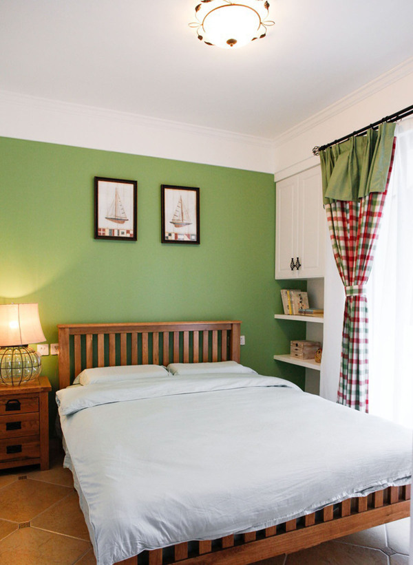 绿色卧室设计
